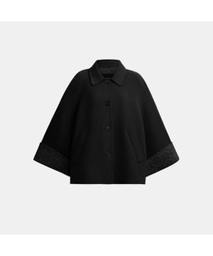 Wool Swing Coat, Model is 5'10" (178cm), chest 31" (79cm), waist 24" (61cm), hips 35" (89cm) and wears a size XS/S, Slip pockets,  Length: 67.50 cm