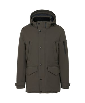 
De Bugatti clothing Parka is een stijlvolle groene jas die je moeiteloos door verschillende seizoenen loodst. Deze parka heeft een moderne uitstraling met een comfortabele capuchon en handige zakken. Dankzij het duurzame materiaal combineert hij functionaliteit met mode. Bugatti clothing staat bekend om zijn hoogwaardige kwaliteit en tijdloze ontwerpen, waardoor je altijd goed voor de dag komt. - Over het merk: Bugatti is de perfecte mix van modern, klassiek en sportief. De beste materialen worden verwerkt met de nieuwste standaardtechnologieën om de Bugatti pasvorm te verzekeren.