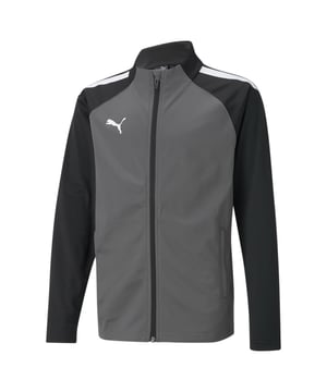 The Puma TeamLiga Kids Grey Training Jacket is designed for young athletes who need comfort, style, and performance on and off the pitch. Lightweight and practical, it’s perfect for training sessions, warm-ups, or casual wear.

Key Features

Material:

Lightweight, breathable fabric for comfort and mobility.

Design:

Stylish grey finish with Puma logo branding.

Fit:

Athletic cut tailored for kids with elastic cuffs and hem for a secure fit.

Closure:

Full-zip front for easy on and off.

Pockets:

Side pockets for storing small essentials.

Comfort:

Soft interior lining for all-day wearability.

Durability:

Reinforced stitching for long-lasting performance.

Versatility:

Suitable for football training, outdoor play, or casual everyday wear.