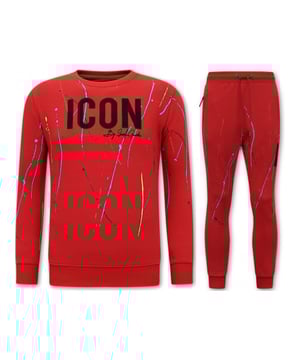 De meeste dromen zijn bedrog; maar met dit topitem uit de meest recente collectie van LF Amsterdam worden ze werkelijkheid! 
Exclusieve Mannen Joggingspak - ICON Painted - Rood - <p><strong>Specificaties:<br /></strong>- Exclusieve Mannen Joggingspak<br />- ICON Painted <br />- Kleur: Rood<br />- Artikel code: 11-6511R <br />- Seizoen: Voorjaar / Najaar<br />- Zakken Vest: 2 Steekzakken<br />- Mouwen: Lange Mouw<br />- Zakken broek: 2 Steekzakken<br />- Kwalitatief Hoogwaardige Afwerking<br />- Materiaal: 84% Katoen en 16% Polyester<br />- Weefsel: Dun geweven<br />- Pasvorm: Slim Fit<br />- Pasvorm broek: Slim Fit<br />- Wasvoorschrift: Machinewas 30 graden, Binnenste buiten wassen (Niet in de droger)<br />- Beschikbare maten: S - M - L - XL - XXL </p>
<p><span style="vertical-align: inherit;"><strong><b>Local Fanatic</b></strong>is een jong merk voor modebewuste mannen die aandacht besteden aan kleding en uiterlijk met de Allure en Glamour. Kenmerkend van het merk zijn de zeefdruk- en digitaal prints die gegarandeerd staan voor kwaliteit van vooruitstrevende stoffen in Italiaanse pasvormen.</span></p>