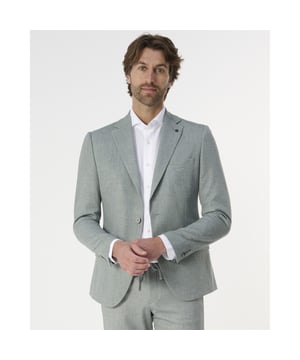
Zuitable DiNick Mix & Match Colbert combineert tijdloze stijl met flexibiliteit. Dit groene kledingstuk is ontworpen met oog voor detail, biedt een uitstekende pasvorm met een klassieke knoopsluiting en twee voorzakken. Zorgvuldig samengesteld voor een moderne uitstraling. Zuitable staat bekend om kwaliteit en stijl, gericht op het creëren van kledingstukken die zowel elegant als veelzijdig zijn.