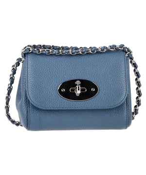 VINTAGE, RRP AS NEW
 Mulberry Mini Lily Shoulder Bag in Blue Goat Leather