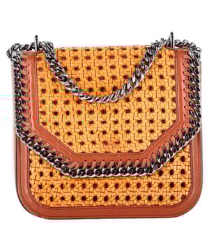 VINTAGE, RRP AS NEW
Complement the diva in you by adorning this attractive handbag from Stella McCartney. A skillful complement to your grace is this handbag in a shade of caramel and brown. A versatile accessory, you can use this leather bag for multiple occasions.


Stella McCartney Falabella Box Basket Crossbody Bag in Brown Wicker and Leather
Condition: very good
Signs of wear: No retail tag, No visible sign of wear., 
Packaging: Dust bag
Color: brown
Material: Vegetable fibre | wicker and leather
Size: One Size | One Size
Measurements: Width: 80; Height: 190; Length: 200
SKU: NAPPUGBBA541926W