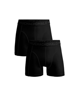 
<p>Ervaar ultiem comfort en stijl met Muchachomalo katoenen boxershorts. Gemaakt van hoogwaardig katoen, bieden deze boxershorts een ongeëvenaarde zachtheid. Het ademende materiaal zorgt voor een fris gevoel de hele dag door, terwijl de nauwsluitende pasvorm optimale ondersteuning biedt.</p>
<p>Of je nu een actieve dag hebt of ontspant, Muchachomalo boxershorts houden je comfortabel en zelfverzekerd. Kies voor kwaliteit, kies voor Muchachomalo.</p> Materiaal: 95% Cotton / 5% Elastane - 210 gram 
Wasinstructies: Wassen op 30 graden,Niet in de droger,Strijken op matig warme stand (2 stippen) Kleur: Zwart