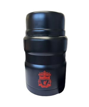 The Liverpool FC Thermal Flask with Spoon is a practical and stylish way to show your support for the Gunners while keeping food and drinks at the perfect temperature. Compact and convenient, it’s ideal for work, travel, or match days.
Key Features
Design: 

Official Liverpool FC branding with a sleek, modern look.

Capacity: 

Generous size suitable for both hot and cold contents.

Insulation: 

Double-wall thermal design keeps food or drinks warm or cool for hours.

Convenience: 

Comes with a foldable spoon that fits neatly inside the lid.

Material: 

Durable, high-quality stainless steel construction.

Portability: 

Compact design makes it easy to carry in bags or backpacks.

Ease of Use: 

Wide mouth opening for easy filling, pouring, and cleaning.

Versatility: 

Perfect for soups, drinks, or snacks on the go.