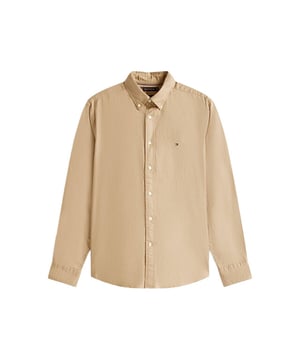 
Tommy Hilfiger Overhemd lange mouw MW0MW40469 in de kleur Taupe