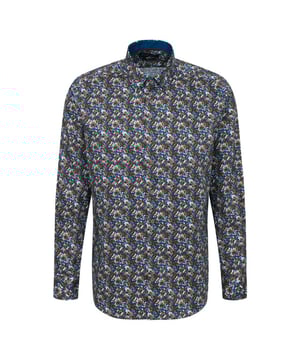 
Bugatti clothing Casual Overhemd LM biedt een unieke uitstraling met zijn bruine dessin en stijlvolle cutaway boord. Dit casual overhemd heeft lange mouwen en is gemaakt van 100% katoen, perfect voor comfort en bewegingsvrijheid. Je kunt vertrouwen op de normale pasvorm die aansluit op jouw maat. Bugatti clothing staat synoniem voor kwaliteit en tijdloze stijl, ideaal voor de moderne man die zich onderscheidt. - Over het merk: Bugatti is de perfecte mix van modern, klassiek en sportief. De beste materialen worden verwerkt met de nieuwste standaardtechnologieën om de Bugatti pasvorm te verzekeren.