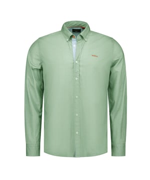 
<p>New Zealand Auckland katoenen heren overhemd. Dit shirt heeft lange mouwen en een button-down kraag.</p>
<ul>
<li>Modern fit</li>
<li>100% Katoen</li>
<li>Kleurnummer: 1754</li>
</ul>