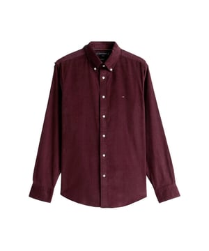 
Tommy Hilfiger Overhemd lange mouw MW0MW40486 in de kleur Bordeaux