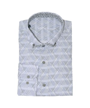 
<p>Lange mouw overhemd met groen/blauwe accenten. Dit casual overhemd met een button-down kraag van Mike Turnham heeft een smalle pasvorm.</p>
<ul>
<li>Slim fit</li>
<li>100% Katoen</li>
</ul>