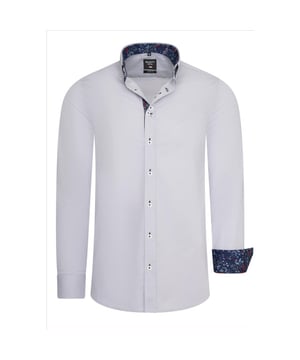 
<p>Grijs effen heren overhemd van het Moda Italia Merk Rusty Neal. Deze Italiaanse overhemden hebben een zakelijke uitstraling, maar zijn ook zeer geschikt als vrijetijdskleding. De blouse voor mannen heeft een gebloemd motief in de kraag ook vind je dit gebloemde patroon in de manchet terug. Tevens zijn de knopen transparant uitgevoerd.</p>
<p>Materiaal: 97% katoen, 3% Lycra<br />
Pasvorm: Normal fit</p>
<p>Kleur : Grijs</p>
<p> </p>