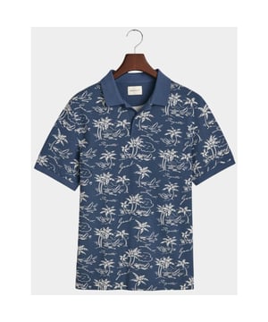 
Gant Polo korte mouw Blauw PRINTED SS POLO 2014058/401 met artikelcode2014058/401 .  van het materiaal 100% Katoen. Extra specificaties: , , , , kleur Blauw.