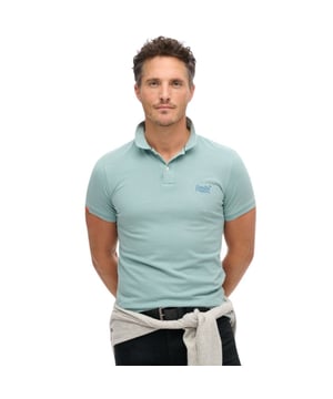 
Superdry Vint Destroy Polo Heren Blauw M