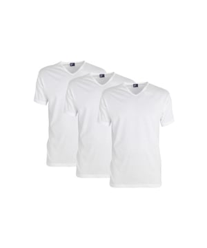 
De Alan Red VERMONT ondershirts in deze luxe giftbox combineren stijl en comfort. Gemaakt van 100% hoogwaardig, buisvormig katoen, voelen deze T-shirts heerlijk zacht en ademend aan. De V-hals en regular fit maken ze perfect als ondershirt onder een overhemd of als casual basic. Verpakt in een stijlvolle 3-pack giftbox, ideaal als cadeau of om je garderobe uit te breiden.