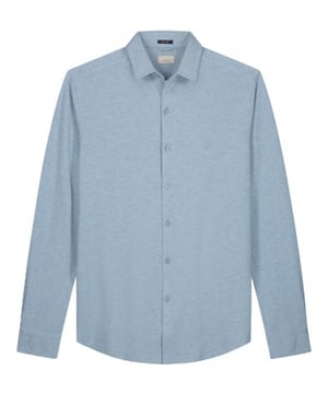 Wil jij helemaal van deze tijd zijn? Scoor dan deze topper uit de nieuwste collectie van Dstrezzed bij V&D!
Kirk shirt melange pique is een langemouw overhemd van het merk Dstrezzed in de kleur blauw.