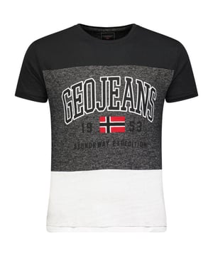 
<p>T-shirt heren Geographical Norway Jerudico</p>
<p>Heren T-shirt voor de zomer van het Style Italy merk Geographical Norway. Het shirt korte mouw is gemaakt van 100% katoen. Je kunt het T-shirt voor mannen goed combineren op je outfit met een short chino, bermuda of een korte spijkerbroek.</p>
<p>Samenstelling: 100% katoen<br />
Kleur: Zwart<br />
Pasvorm: Valt klein uit!<br />
Print: Geo jeans</p>
<p> </p>