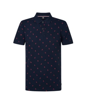 
<p>Vlotte heren polo met korte mouwen van het merk Petrol Industries, Deze Petrol polo heetf een subtiele allover print met flamingo's.</p>
<ul>
<li>Modern fit</li>
<li>95% Katoen/ 5% Elasthan</li>
<li>Kleurnummer: 5178</li>
</ul>