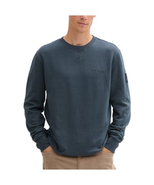 
<p>Eenvoudige ronde hals sweater van Tom Tailor.</p>
<ul>
<li>Regular fit</li>
<li>60% Katoen/ 40% Polyester</li>
</ul>