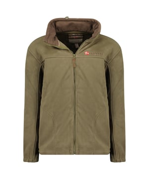 
<p>Geographical Norway - Anapurna - Fleece - Vest - Heren - Uranium - Kaki groen.</p>
<p>Dit heren vest van het Geographical Norway merk Anapurna is gemaakt van hele zachte fleece stof. Wat het aangenaam maakt om dit heren fleece vest te dragen.<br />
Ook is dit een prima mannen vest voor de wat koudere avonden.</p>
<ul>
<li>Materiaal: 100% Polyester</li>
<li>Dessin: Met kleine borduur.</li>
<li>Capuchon: Ja, In kraag.</li>
<li>Pasvorm: Regular Fit.</li>
<li>Soort: Fleece vest</li>
<li>Kleur: Kaki</li>
<li>Zakken:  2 buitenzakken met rits.</li>
</ul>