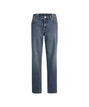 
De stoere en stijlvolle jongens jeans van Jack en Jones Kids is een must-have voor elke kleine fashionista. Deze jeans heeft een regular-straight fit en is uitgevoerd in een trendy blue denim kleur. Gemaakt van een zachte en flexibele denim stof, biedt deze jeans optimaal comfort en bewegingsvrijheid.en#10;en#10;Deze jeans van Jack en Jones heeft vijf zakken en een knoopelastiek in de tailleband voor een perfecte pasvorm. De hoogwaardige kwaliteit materialen bestaan uit 76% katoen, 22% polyester en 2% elastaan, wat zorgt voor een duurzame en comfortabele jeans die lang mooi blijft.en#10;en#10;Of het nu voor een casual dagje uit is of voor een speciale gelegenheid, deze jeans is geschikt voor elke gelegenheid. Combineer het met een basic t-shirt en sneakers voor een coole look of draag het met een overhemd en nette schoenen voor een meer geklede outfit. Met de Jack en Jones Kids jeans ben jij altijd klaar voor elke gelegenheid!