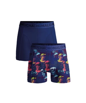 
<p>Ervaar ultiem comfort en stijl met Muchachomalo katoenen boxershorts. Gemaakt van hoogwaardig katoen, bieden deze boxershorts een ongeëvenaarde zachtheid. Het ademende materiaal zorgt voor een fris gevoel de hele dag door, terwijl de nauwsluitende pasvorm optimale ondersteuning biedt.</p>
<p>Of je nu een actieve dag hebt of ontspant, Muchachomalo boxershorts houden je comfortabel en zelfverzekerd. Kies voor kwaliteit, kies voor Muchachomalo.</p> Materiaal: 95% Cotton / 5% Elastane - 210 gram 
Wasinstructies: type:root,children:type:list,listchildren:Wassen op 30 graden,Niet in de droger,Strijken op matig warme stand (2 stippen) Kleur: Print,Blauw