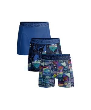 
Materiaal: 95% Cotton / 5% Elastane - 210 gram 
Wasinstructies: type:root,children:type:list,listchildren:Wassen op 30 graden,Niet in de droger,Strijken op matig warme stand (2 stippen) Kleur: Print,Blauw
