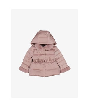 
Deze mooie en warme baby winterjas is echt erg mooi in het echt. We nodigen je van harte uit om naar onze winkel in Alkmaar te komen om deze jas in het echt te voelen en te passen. Je zul zeker ook enthousiast van worden. 
Jas is in de kleur warm oud roze.