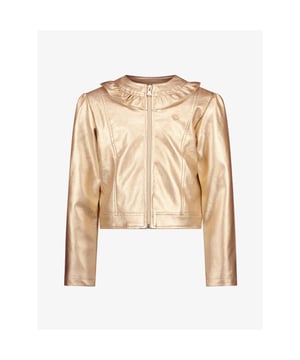 
Le Chic kinderkleding is verkrijgbaar in de maten 3 jaar t/m 10 jaar oftewel maat 98 t/m maar 140.

Le Chic houden jacket. Deze zomer jas is perfect te combineren met de gouden short.
