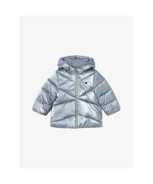 
Mooie en warme baby winterjas van Mayoral in de kleur licht blauw van Mayoral