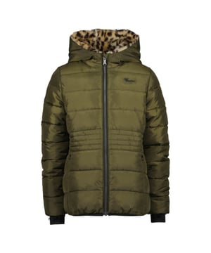 
Vingino Telly Meisjes Winter Jas

 Deze winterjas is een echte musthave voor de winter! Doordat de jas omkeerbaar is heb je er meteen 2. Een groene kant voor een neutrale uitstraling met als voordeel een superwarme binnenkant.

 Vingino Telly Meisjes 2-1 Puffer Jas

 Op dagen dat je er als een beestachtige fashionista eruit wil zien draai de jas om en heb je een jas aan met een hoog aaibaarheidsgehalte. De panterprint geeft een gewaagde uitstraling. De jas heeft armmanchetten die de jas goed op de plek houdt.

 Pluspunten:

 + Jas kun je aan twee kanten dragen.
+ Met capuchon
+ Zakken met ritssluiting



 Minpunten:

 - Vaste capuchon 
- Niet volledig waterdicht
