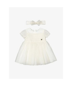 
Een prachtige baby jurk in de kleur natural met een bijpassende haarband. Het is erg leuk. voor een feestje.
Mayoral babykleding is verkrijgbaar in de maat 68 t/m maar 104
