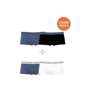 
Materiaal: 95% Cotton / 5% Elastane - 170 gram 
Wasinstructies: Wassen op 30 graden,Niet in de droger,Strijken op matig warme stand (2 stippen) Kleur: Zwart,Blauw,Wit