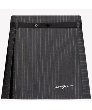 
MSGM F4MSJGSK123 kinderrokje grijs - w24 rokje pinstripes - winter 2024