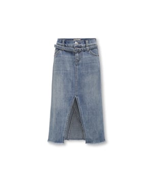 
Deze meisjesrok van het bekende merk Kids Only is de perfecte aanvulling op de kledingkast van jouw prinsesje! De rok heeft een mooie midi lengte en is gemaakt van 100% katoenen denim in een trendy blue denim kleur. De stof voelt heerlijk zacht aan en is daarnaast ook nog eens duurzaam en ademend. Hierdoor kan jouw dochter comfortabel en stijlvol spelen en ravotten. De rok heeft een klassieke uitstraling door de ritssluiting en knoop aan de voorkant en de opgestikte zakken aan de achterkant. De perfecte combinatie van stoer en vrouwelijk. Bestel deze rok nu en geef jouw dochter een trendy en comfortabele look!