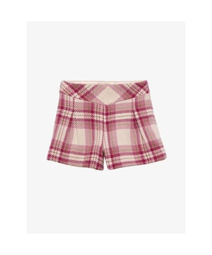 
Short voor meisjes van het merk Abel & Luna in de kleuren beige en rood/roze in ruitjespatroon.