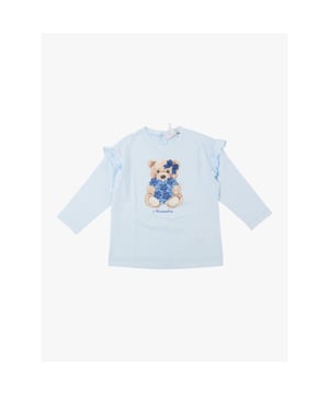 
Monnalisa kinderkleding, Monnalisa kids sale, Monnalisa sale 
Te schattig is deze Monnalisa longsleeve in lichtblauw met een mooie print van een beer