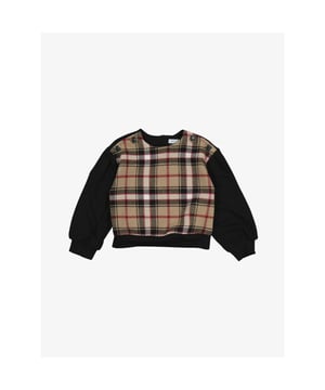 
Deze inspired sweater van Adel & Luna is in de kleur zwart en geruit. 