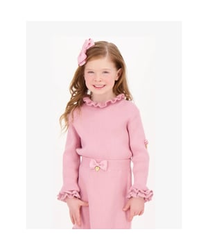 
De AngelsFace Elma top in Tea Rose heeft een ribkwaliteit met ruched detail bij de hals en mouwtjes. De Elma top is een perfecte basic om in je kast te hebben.