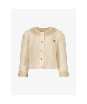 
Le Chic meisje cardigan
Dit model is voor de Ã©chte Le Chic fans: comfortabel en met een zacht faux-fur hals- & mouwdetail. De mooie knopen maken het geheel Ã¡f. â™¥ Designed with Love by Le Chic.

Kleur:
Dreamy Creamy
Wasvoorschrift: Was met soortgelijke kleuren, wassen op 30 graden. Artikel niet in de droger drogen, op lage temperatuur strijken.

Kwaliteit: 67%polyester,30%katoen,3%elastaan,100%polyester
