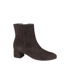 
Gabor 55.680.18  enkellaarzen gekleed dames in de kleur bruin materiaal suède maat 37 (4) binnenvoering Textiel materiaal zool Rubber