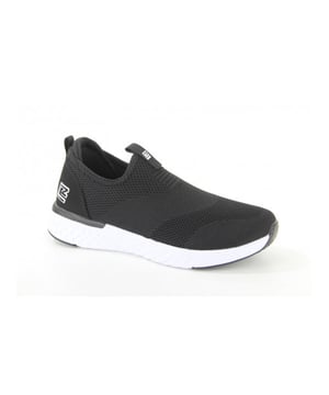 
Eralters 1-20020-001  instappers sportief dames in de kleur zwart materiaal knitted textiel maat 39 binnenvoering Textiel materiaal zool Rubber