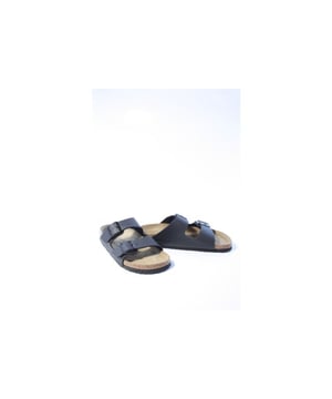 
Merk: Birkenstock, Model: Slippers, Materiaal: Birko-flor, Kleur: Zwart