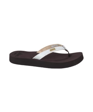 
Reef RF001384BNW  slippers dames in de kleur wit materiaal kunststof maat 36 (6) binnenvoering Textiel materiaal zool Rubber