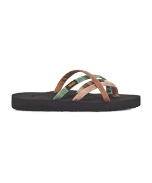 
Teva Olawahu Mixed dames slippers

 De dames slippers van het merk Teva zijn de perfecte keuze voor de zomer. Gemaakt van hoogwaardig foam materiaal, bieden deze slippers niet alleen comfort, maar zijn ze ook lichtgewicht en duurzaam. De slipper heeft verschillende kleuren in het design waardoor ze gemakkelijk te combineren zijn met verschillende casual outfits.

 Dames slippers

 De zolen van de slippers zijn voorzien van grip voor extra veiligheid op gladde oppervlakken. Of je nu naar het strand gaat of gewoon in de stad rondloopt, deze Teva slippers bieden de perfecte combinatie van comfort en stijl.

 + en - punten Teva dames slippers 

 Pluspunten:
+ Stijlvol
+ Comfortabel en goede pasvorm 
+ Goede grip en demping 

 Minpunten:
- Geen