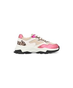 
DWRS Chester Leopard B10649-09-1151 Wit / Roze. Voor 23.59uur besteld, morgen geleverd.