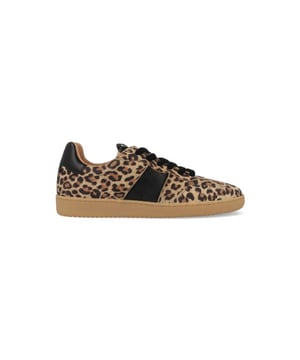 DWRS Poona Leopard B11456-09 Bruin / Zwart. Voor 23.59uur besteld, morgen geleverd.