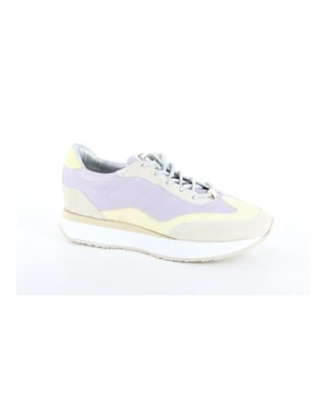 
MJUS P49101-102M latte Glicine  sneakers dames in de kleur wit materiaal nubuck maat 39 binnenvoering Leer materiaal zool Rubber