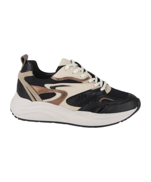 
Ti Comos 2360004-090  sneakers dames in de kleur zwart materiaal leer maat 36 binnenvoering Leer materiaal zool Rubber