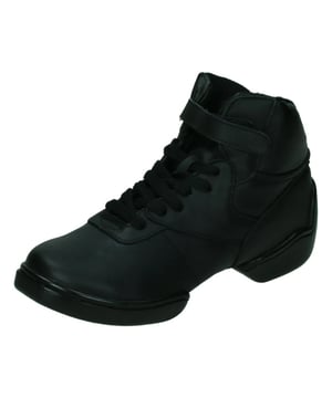 
De Papillon Leather High PA1500 900Â is een dansschoen voor meisjes en dames. Deze hoge dans schoen heeft een bovenwerk van zacht en soepel leer en draagt zacht en comfortabel. De schoen heeft een vetersluiting gecombineerd met twee klittenbandsluitingen aan de bovenzijde. De rubber splitzool bestaat uit twee delen, geeft niet af en biedt een goede grip op iedere dansvloer. <p> </p> <font color="#ff0000">Let op:</font> Schoenen vallen 1 maat kleiner dan uw huidige schoenmaat.