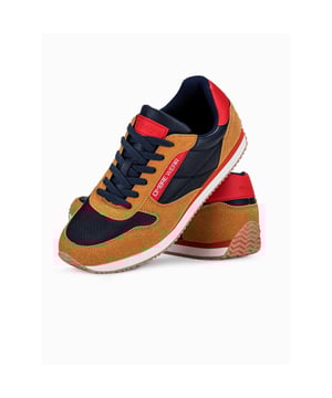 
Met een tijdloze en klassieke snit zijn deze sneakers een must-have voor elke casual stijl. Of je nu een dagelijkse outfit draagt of je look wat wilt opfrissen voor een avondje uit, deze sneakers passen perfect bij elke gelegenheid.

 Hier zijn de specificaties die deze sneakers onderscheiden:

  
 * Bovenwerk: Gemaakt van hoogwaardig leerachtig materiaal en aangevuld met een luxe suede-achtig materiaal. Deze combinatie zorgt voor een verfijnde uitstraling en duurzaamheid die lang meegaat. 
 * Voering met voering: De voering van deze sneakers is voorzien van comfortabel textiel, waardoor je voeten worden omhuld in zachtheid bij elke stap die je zet. Dit zorgt voor een aangename draagervaring, zelfs bij langdurig gebruik. 
 * Zool: De solide zool van deze sneakers biedt uitstekende grip en stabiliteit, dankzij het effectieve loopvlak. Of je nu wandelt door de stad of een stevige pas zet op het platteland, deze